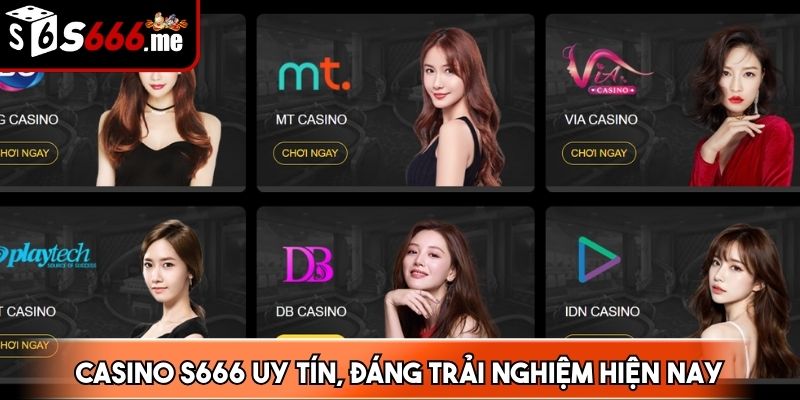 Casino S666 mang đến trải nghiệm giải trí độc đáo và thú vị