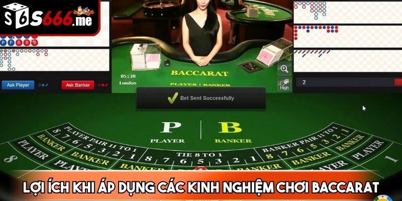 Lợi ích khi áp dụng các kinh nghiệm chơi baccarat